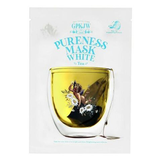 Тканевая маска с экстрактом ромашки и белого чая GPKJW Pureness Mask White Tea