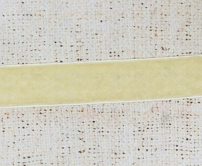 Лента бархатная, ш. 2,5 см, айвори