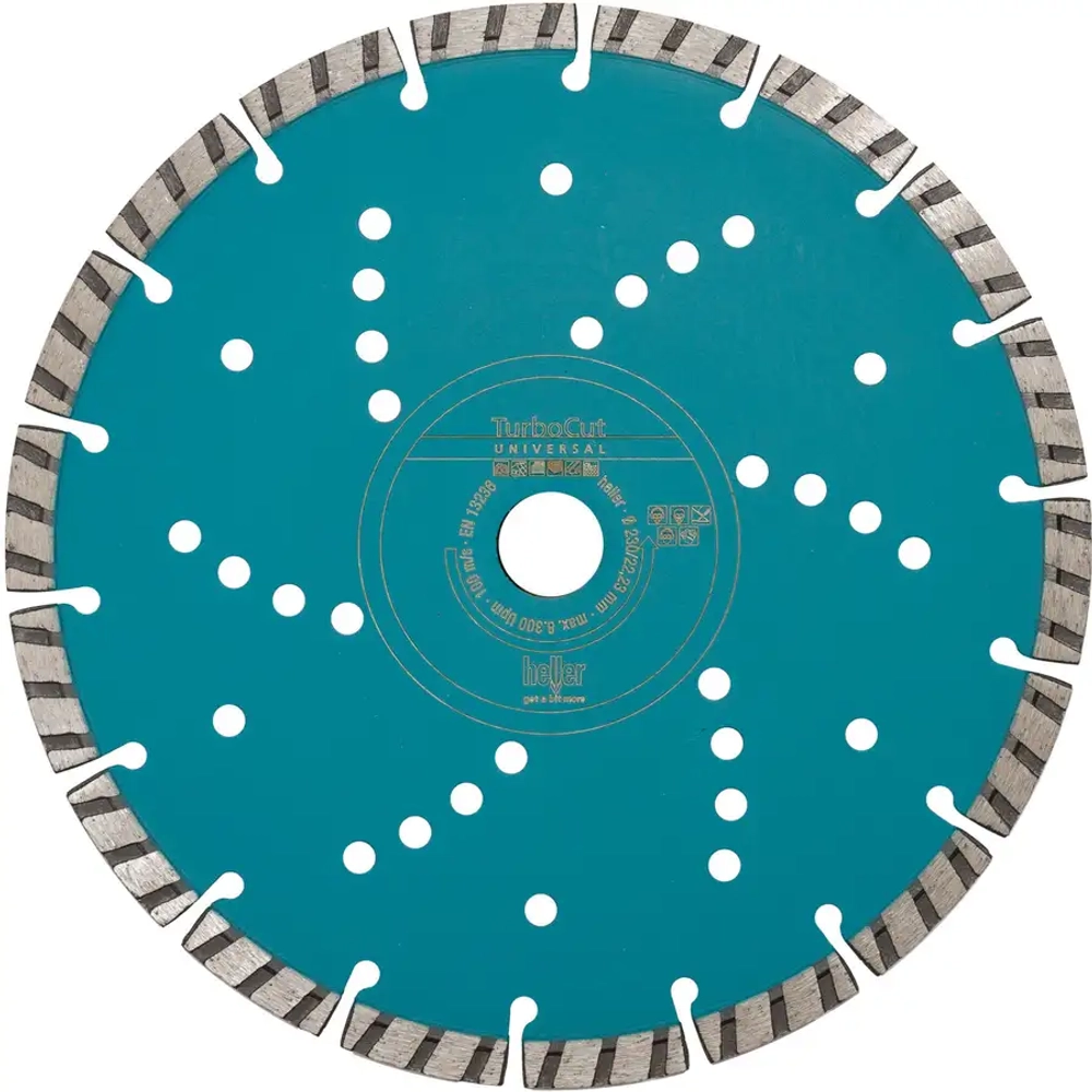 Алмазный диск TurboCut 230мм Heller 26709