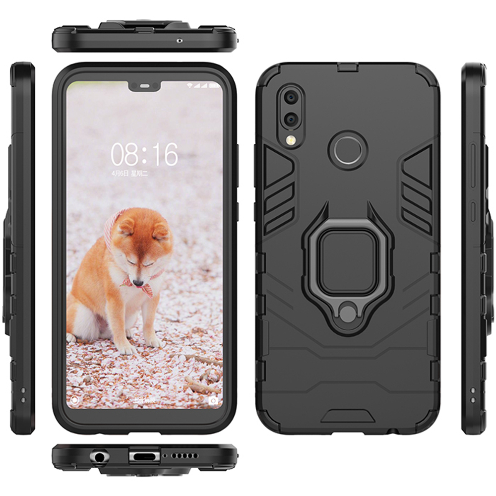 Противоударный чехол с кольцом Panther Case для Huawei P20 lite