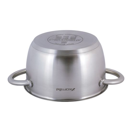 Кастрюля 2 л. из нержавеющей стали Kamille KM 4901