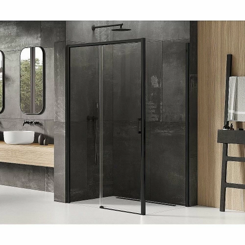 Душевой уголок NEW TRENDY PRIME BLACK 120x90 стекло прозрачное/профиль черный