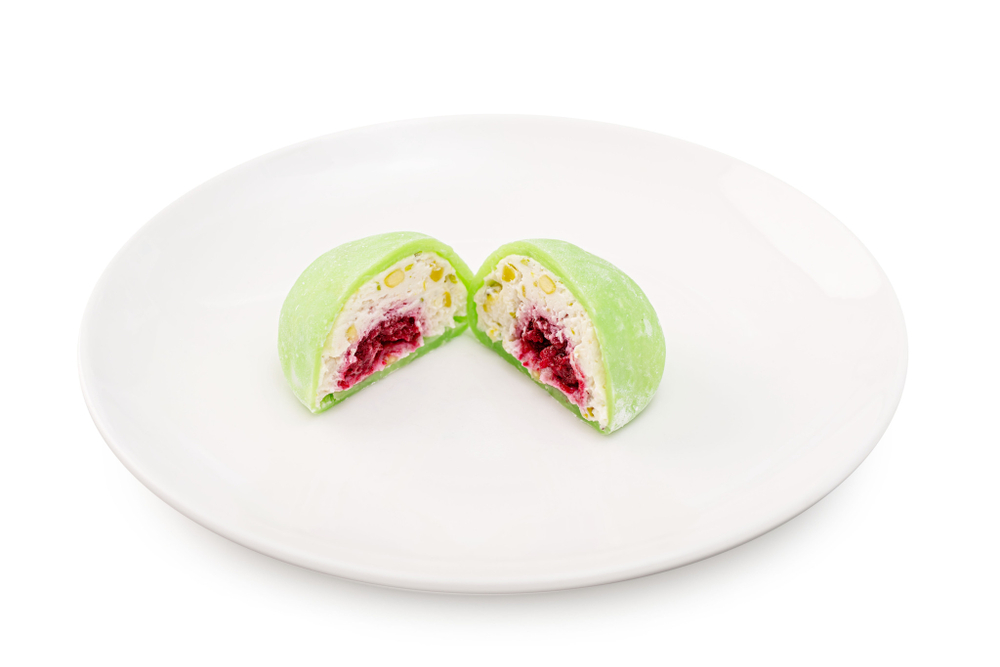 Пирожное "Моти" с фисташково-малиновым вкусом, набор 5 шт. 325 гр