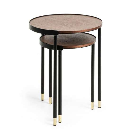 Комплект из 2 столиков Aliner Ø50 и Ø38 см