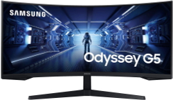Монитор 34" Samsung Odyssey G5 34 LC34G55TWWIXCI