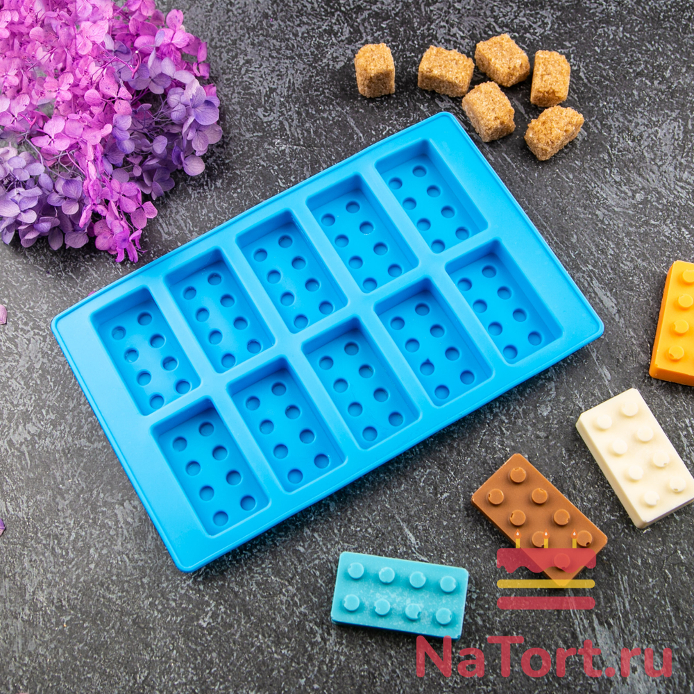 Форма силиконовая «Конструктор крупные детали»
