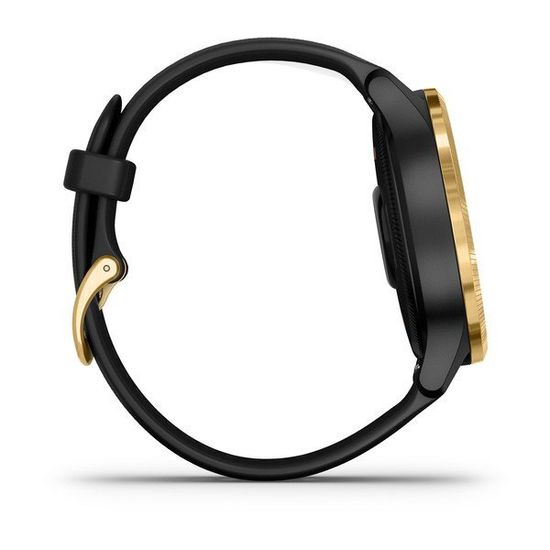 Умные часы Garmin Venu черные с золотистым безелем