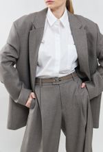 ТОНКИЙ РЕМЕНЬ С ЗАМОЧКОМ TAUPE|NUDE