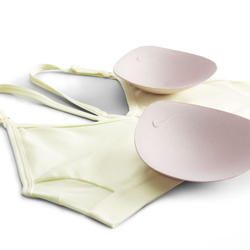 ТОП теннисный Nike Indy Bra V-Neck - зеленый