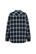Рубашка в клетку, Сине-зелёная