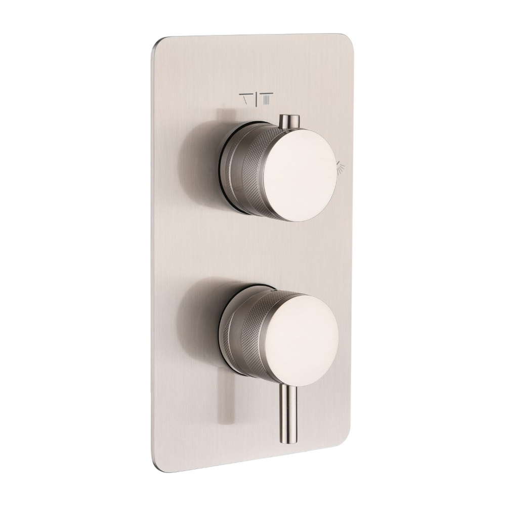 Смеситель встроенный однорычажный 2-х проходной NICKEL BRUSH