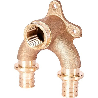 Водорозетка проходная STOUT - 20 x 1/2" (бронза, для труб из сшитого полиэтилена)