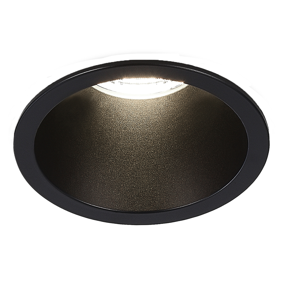 ST754.448.07 Св-к встр. Черный LED 1*7W 4000K 560Lm Ra&gt;90 60° IP20 D60xH79 100-240V