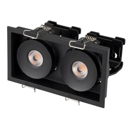 Светильник CL-SIMPLE-S148x80-2x9W Day4000 (BK, 45 deg) (Arlight, IP20 Металл, 3 года) 026877