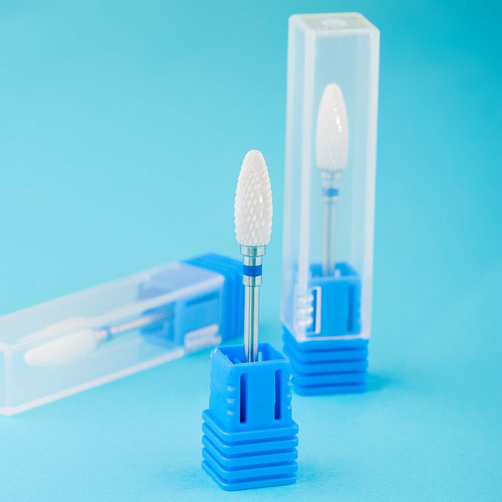 1174 Фреза керамическая кукуруза синяя (средняя зернистость) 6*14,5 мм