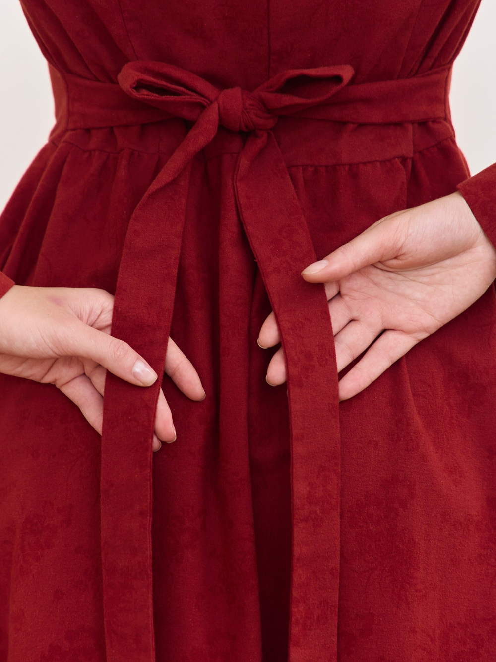 Платье с вшитой манишкой