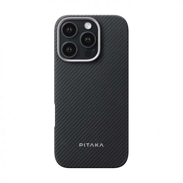 Чехол Pitaka Ultra-Slim для iPhone 16 Pro, Черный | Twill