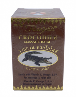 Бальзам для массажа с крокодильим жиром Crocodile massage balm, ТМ Rasyan