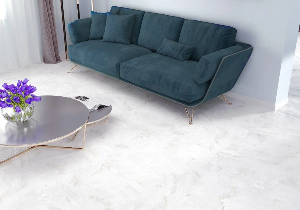 Керамогранит Alma Ceramica GFU60120DEA70L Dea 60x120 голубой лаппатированный под камень