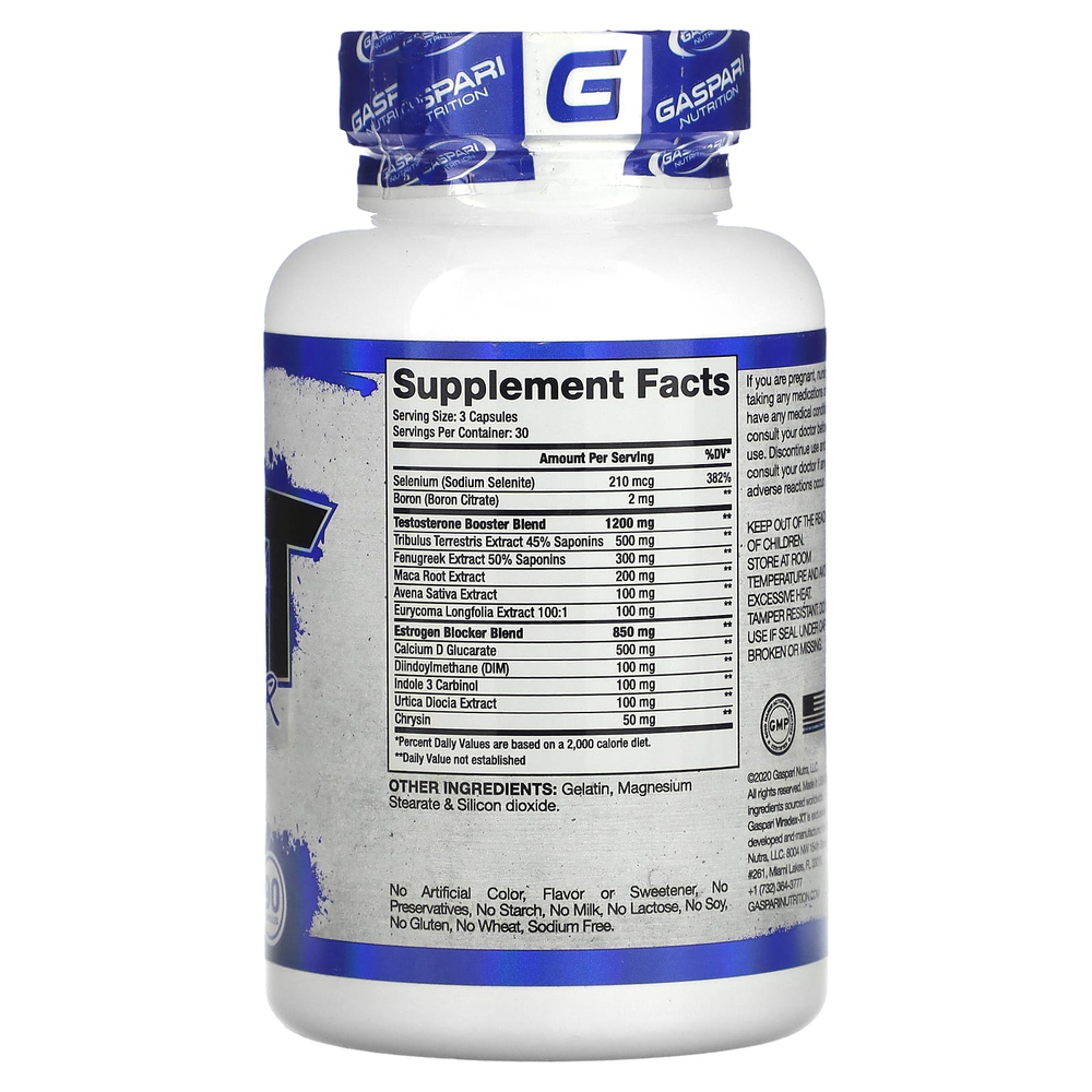 Gaspari Nutrition, Viradex XT, Booster, 90 капсул