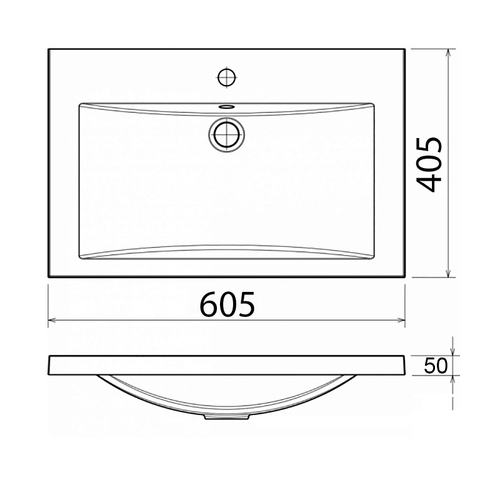 Комплект Тумба Azario KANTRI 60/2Н 605х405х870 напольная, с раковиной Фостер 60, белый глянец (CS00097250)