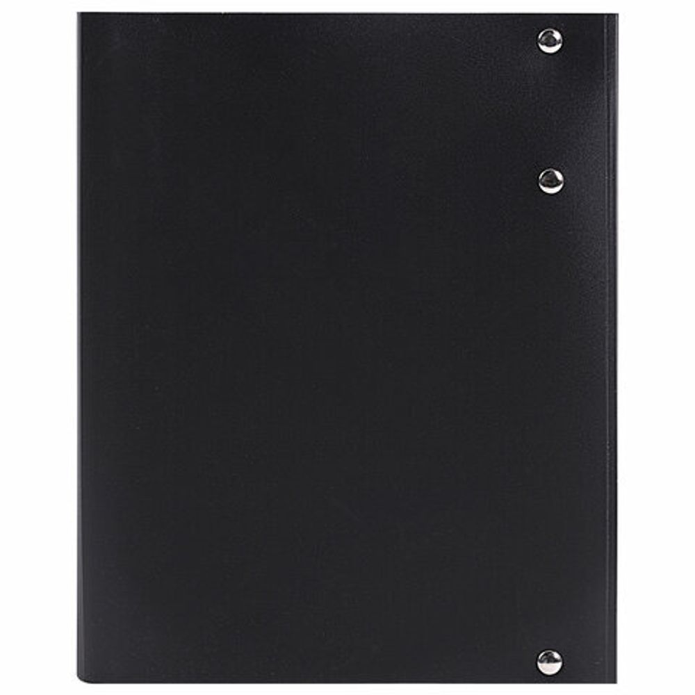 Тетрадь на кольцах А5 175х220 мм, 120 л., пластик, на липучке, с разделителями, BRAUBERG, Черный, 404637