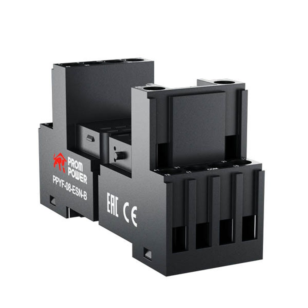 Колодка Prompower PPYF-08-ESN-B для реле серии PMY2, винтовые клеммы
