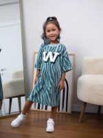 Платье туника оверсайз для девочки