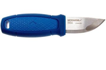 Нож Morakniv Eldris, нержавеющая сталь, цвет синий, с ножнами, 12649
