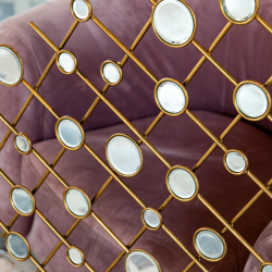 Настенный зеркальный арт-декор Диско Объект мечты