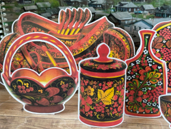 Макет "Золотая хохлома"