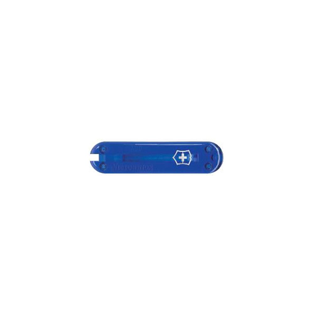 Передняя накладка для ножей Victorinox 58 мм, пластиковая, полупрозрачная синяя