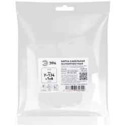 Бирка кабельная маркировочная ЭРА NO-224-604 У134 квадрат 55х55 мм 50 шт