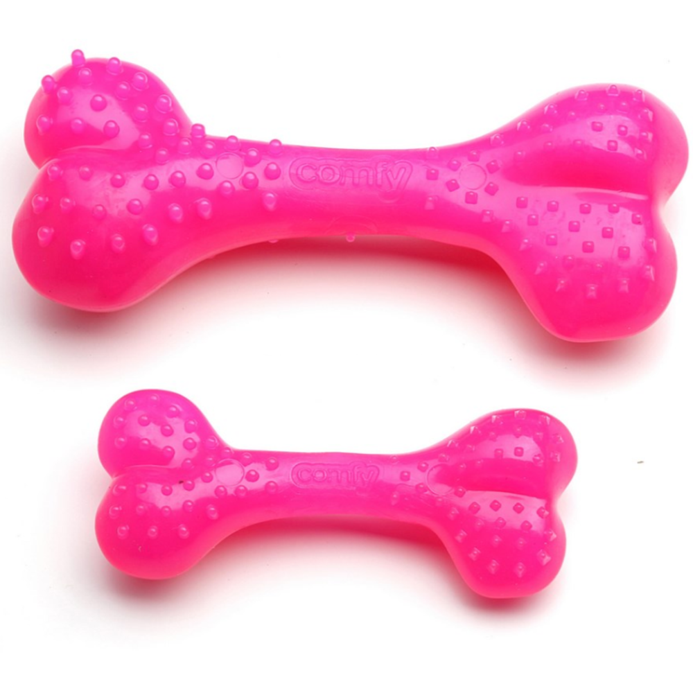 Игрушка для малых собак косточка+канат 9,5х4,5х1,5 rich breed ис-54 розовая