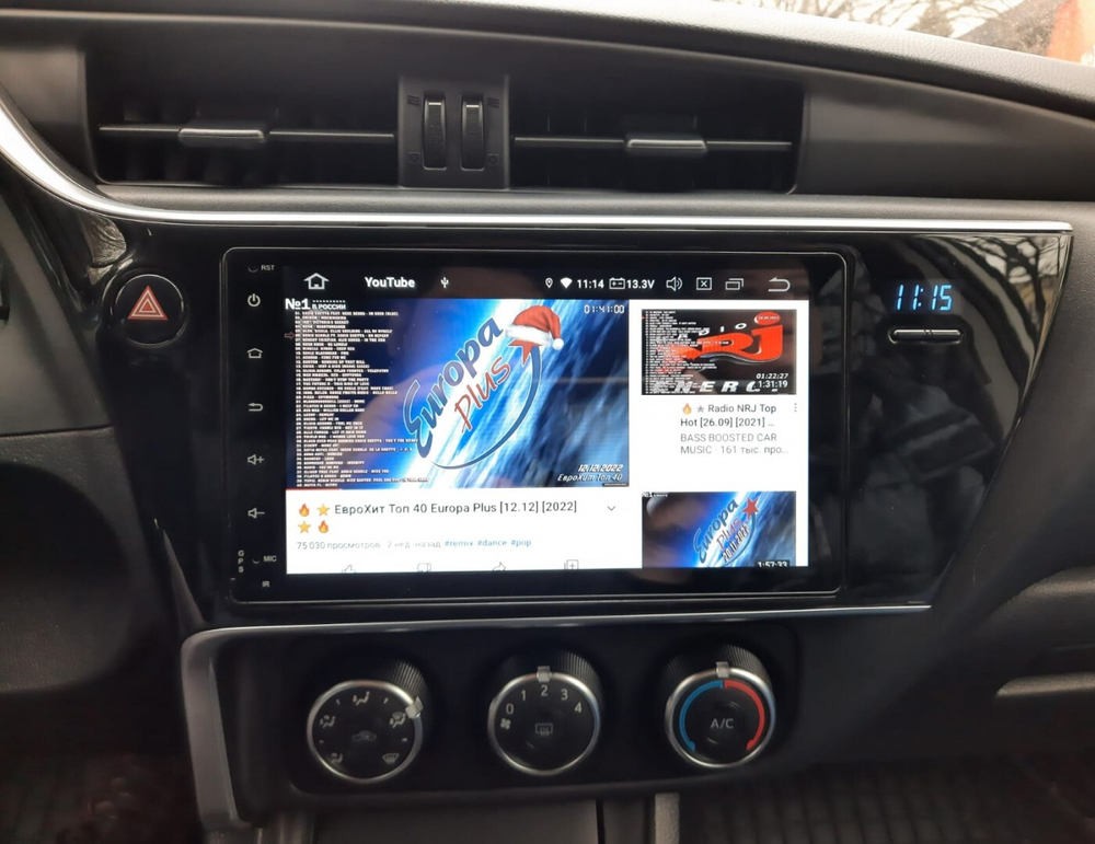 Магнитола для Toyota Fortuner 2015-2022, Corolla 2016-2018 - Carmedia KD-9406-P6 на Android 10, 6-Турбо ядер, 4ГБ-64ГБ