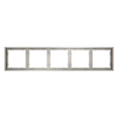 Рамка пластиковая VOLTUM S70 на 5 постов, (кашемир)