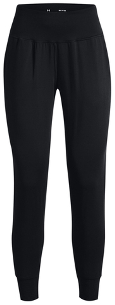 Женские теннисные брюки Under Armour Women's Meridian Joggers - black/metalic silver