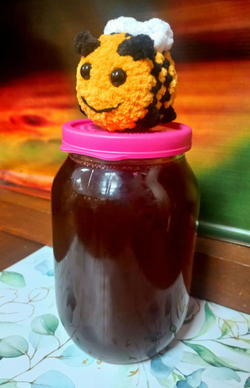 Таёжный мёд натуральный, 2024, без добавок. Алтайский край, 700 гр/0,5 литра.