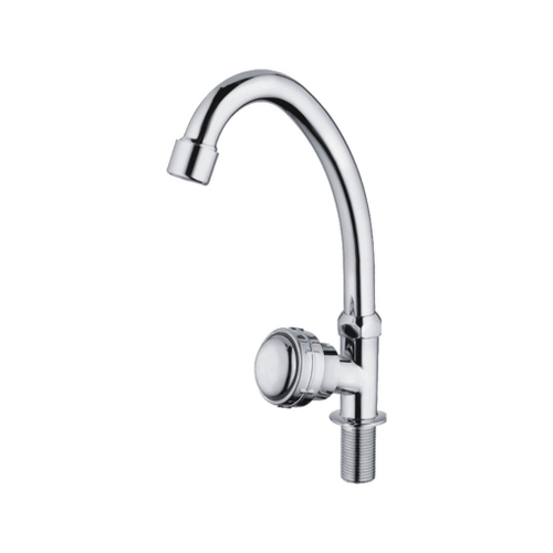 Смеситель для кухни 1/2 кер CN4195 CRON МОНО, п/гайку, ХРОМ