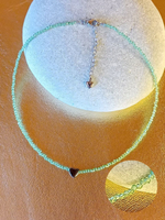 Колье на шею чешское стекло хамелеон