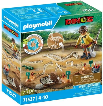 Конструктор Playmobil Dinos - Место раскопок со скелетом динозавра - Плеймобиль 71527
