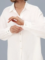 Костюм - пижама с шортами из муслина домашний оверсайз