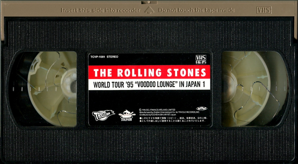 The Rolling Stones / World Tour 94/95: "Voodoo Lounge" In Japan (2VHS)