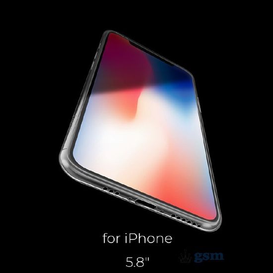 Hoco Light Series Case iPhone X/XS Black (Чёрный-прозрачный)