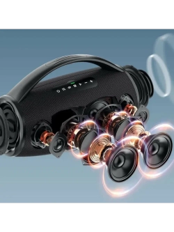 Портативная Bluetooth колонка Zealot S87 80W черный