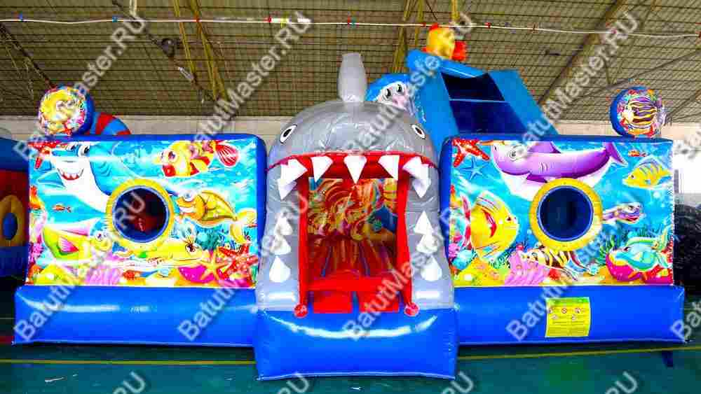 Популярный надувной батут "Приключения Золотой рыбки"