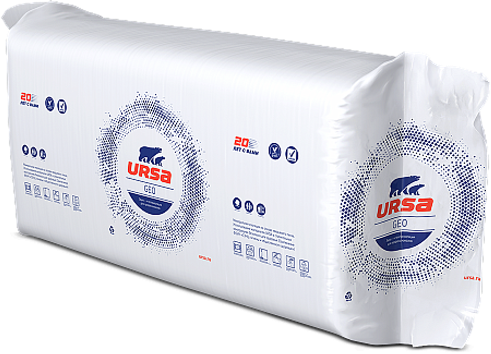 Минплита URSA GEO П-30 33PN (20) 1250-600-50 (0,75 м3)