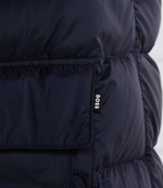 Пуховое пальто P-Hyde-Pad-Hood-233F BOSS BLACK - темно-синий(50496174)