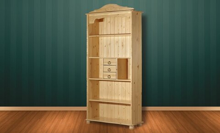 арт. 8065 "Кантри" Шкаф Айно книжный №2 Ш980хГ350хВ2040