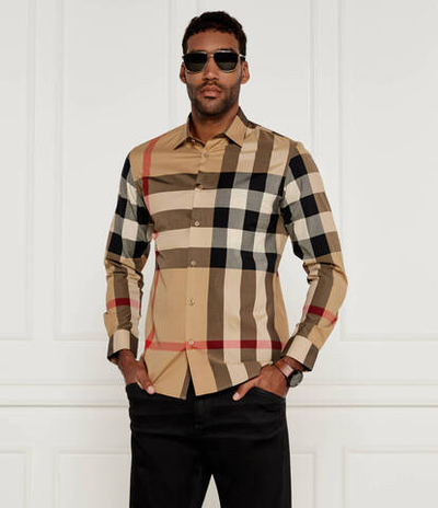 Рубашка Burberry - коричневый(8071445)